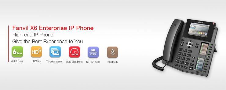 Điện thoại IP Fanvil X6