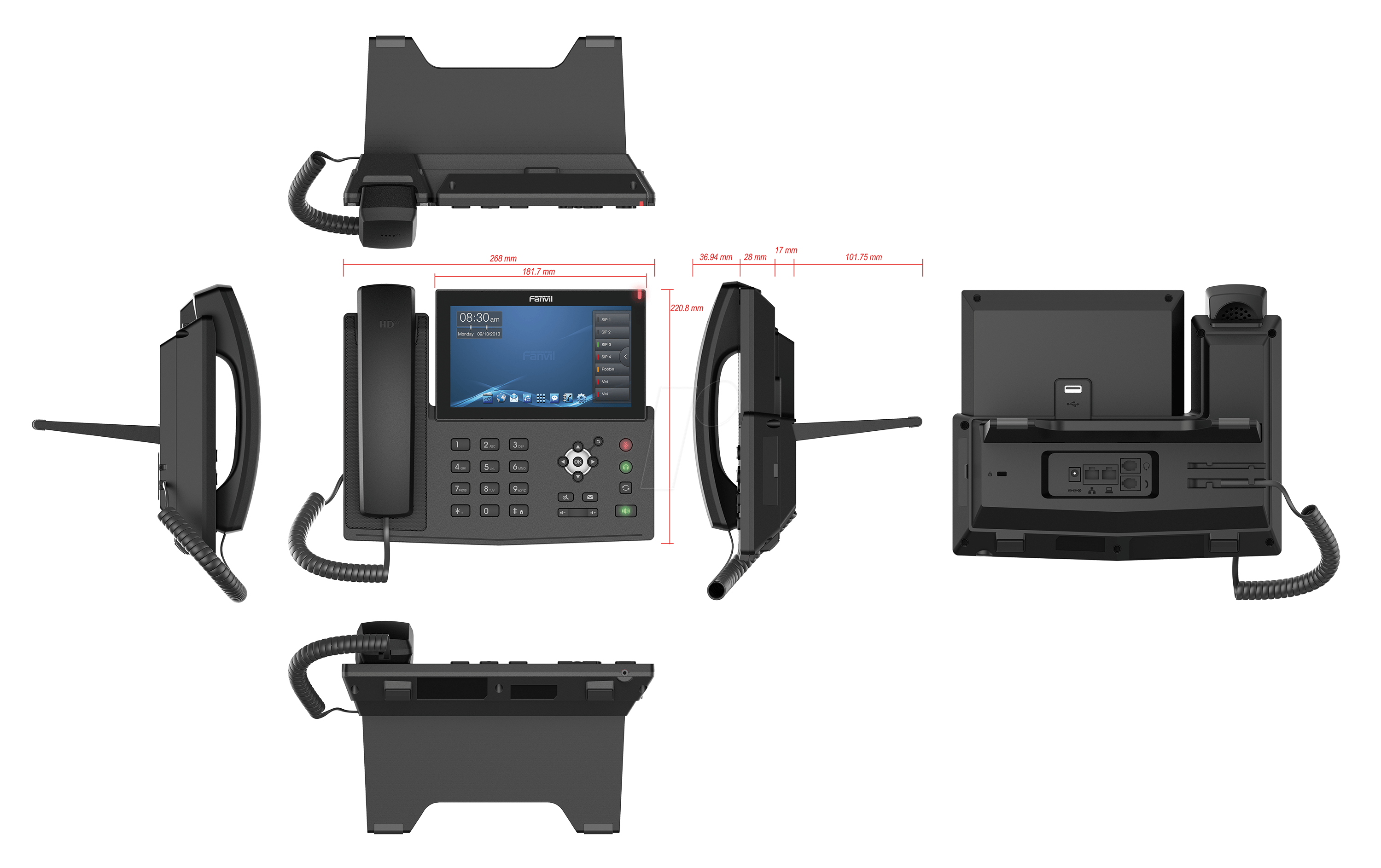 Điện thoại IP Fanvil X7 3