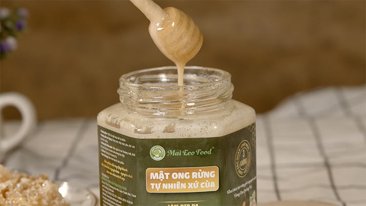 mật ong tạo bọt khí