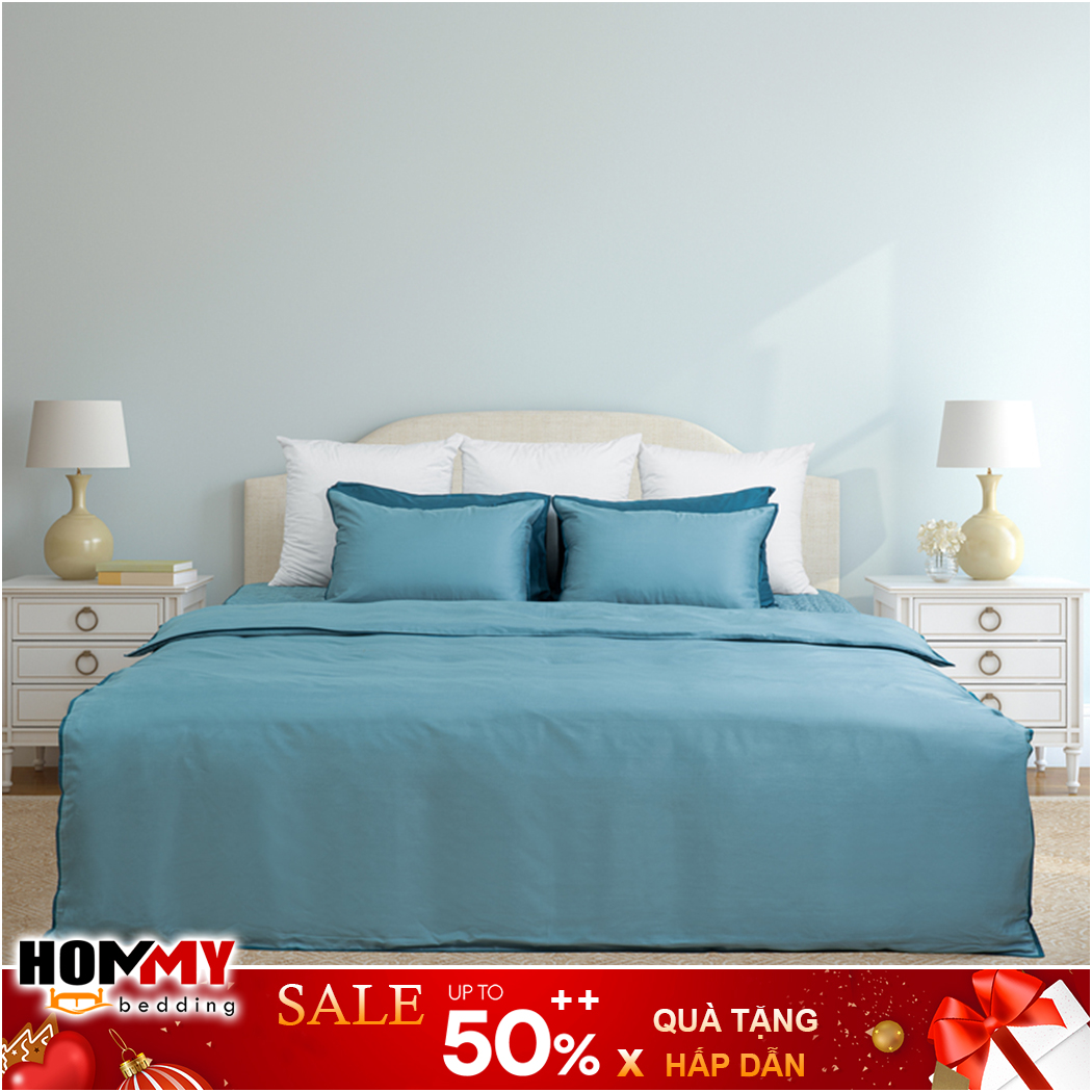 Bộ Ga Chun Chần Hanvico Living LV28 vải tencel cao cấp