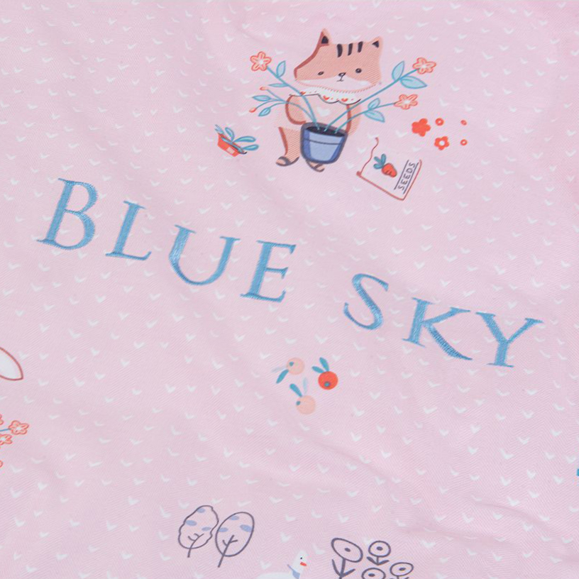 Mẫu Chăn Ga Gối Hanvico Blue Sky DL173 vải cotton cao cấp