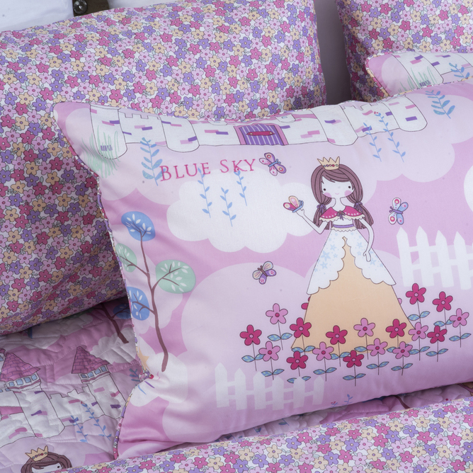 Mẫu Chăn Ga Gối Hanvico Blue Sky DLP192 vải cotton cao cấp (bán lẻ)