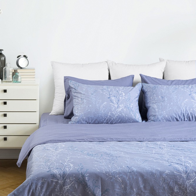 Bộ Chăn Ga Gối Hanvico Living LV38 vải cotton cao cấp