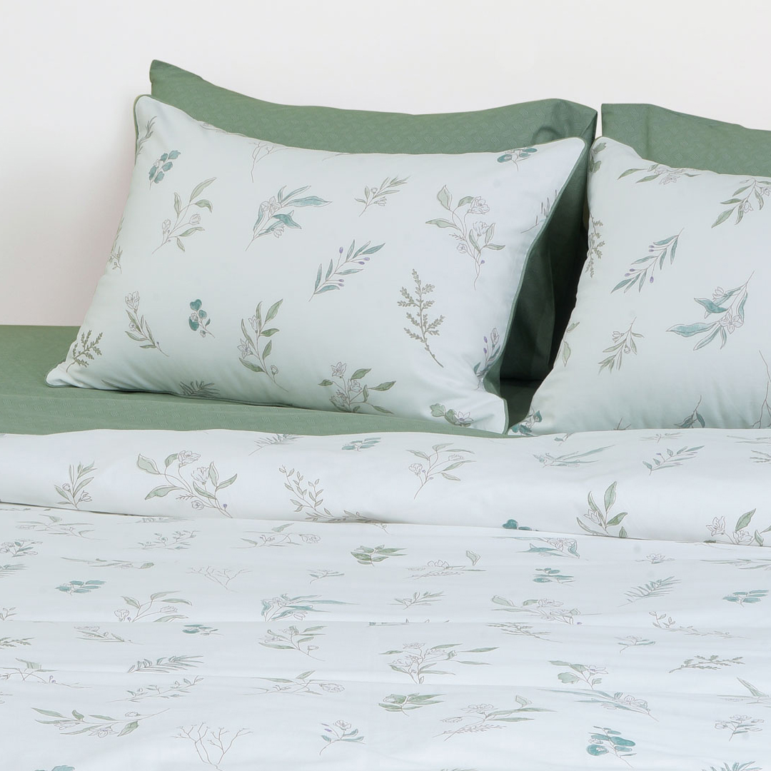 Bộ Chăn Ga Gối Hanvico Living LV53 vải cotton cao cấp