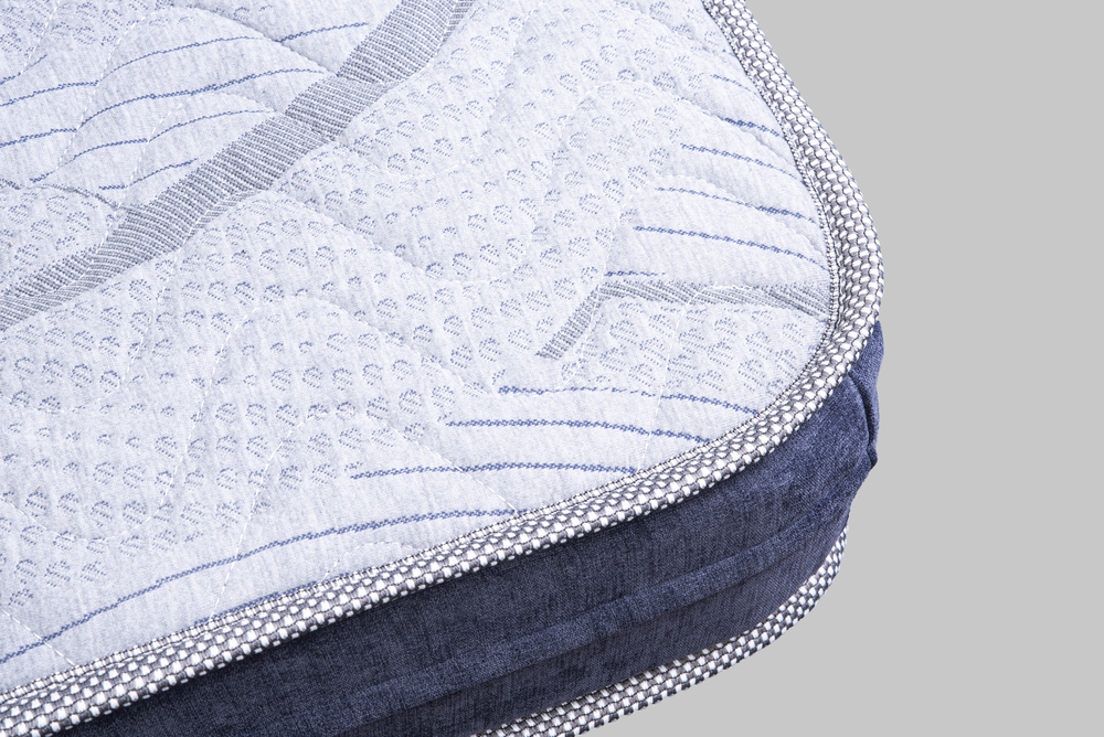 Đệm Bông Ép Hanvico Blue Nano Silver Comfort cao cấp dày 16cm