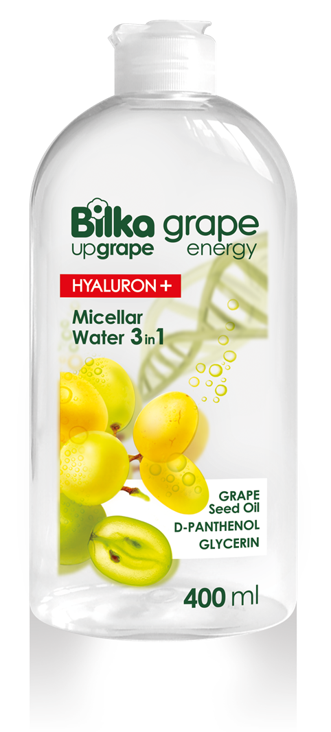 Nước tẩy trang Bilka Upgrape Grape Energy HYALURON+ MICELLAR WATER 3 IN 1
