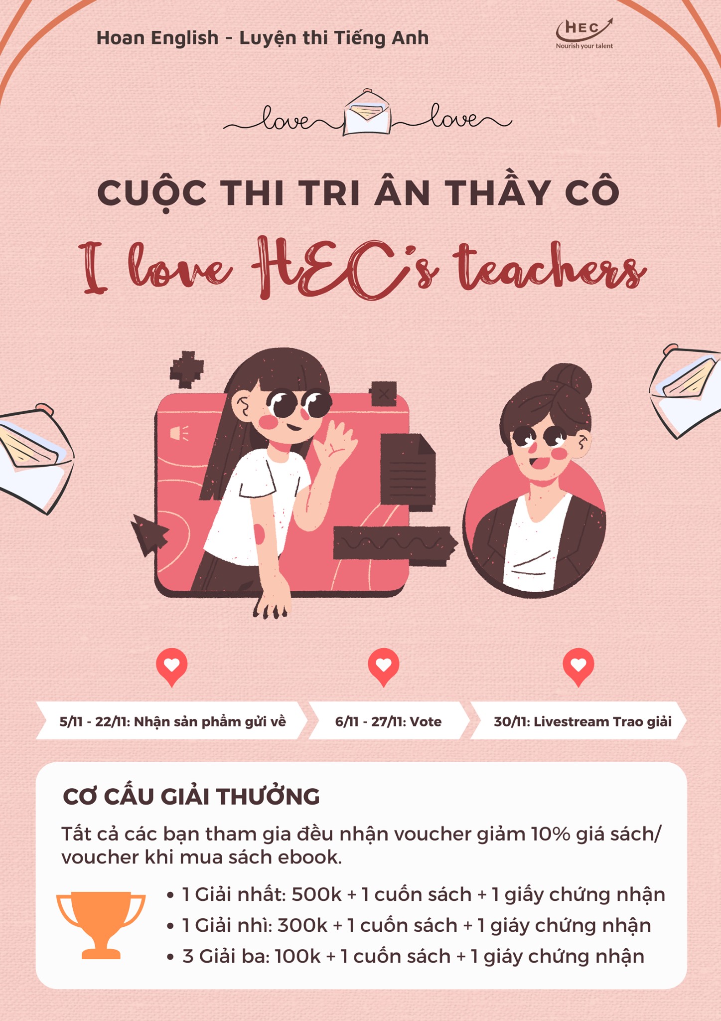 PHÁT ĐỘNG CUỘC THI: I LOVE HEC'S TEACHERS PHÁT ĐỘNG CUỘC THI: I LOVE HEC'S TEACHERS