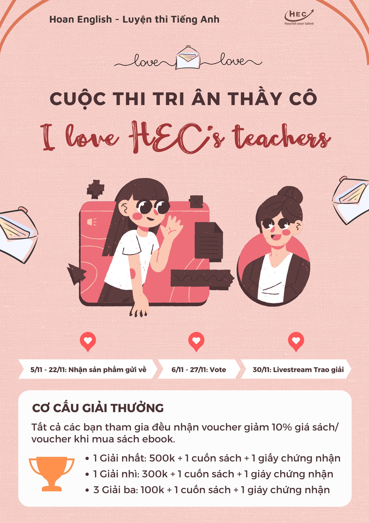 PHÁT ĐỘNG CUỘC THI: I LOVE HEC'S TEACHERS