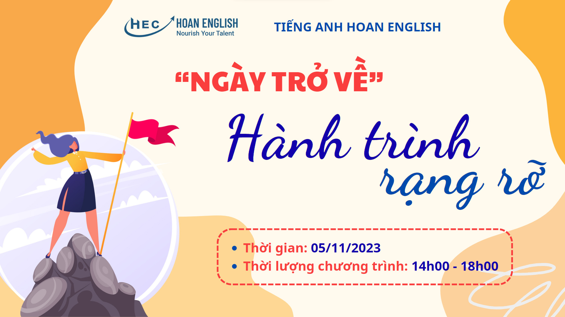 THÔNG BÁO NGÀY TỔ CHỨC SỰ KIỆN ✨ NGÀY TRỞ VỀ 2023✨