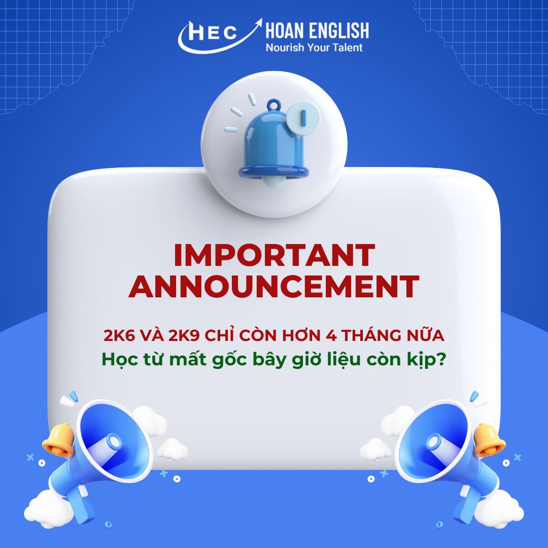 CHỈ CÒN HƠN 4 THÁNG CUỐI CHO 2K6 VÀ 2K9 - HỌC TỪ MẤT GỐC BÂY GIỜ LIỆU CÒN KỊP? CHỈ CÒN HƠN 4 THÁNG CUỐI CHO 2K6 VÀ 2K9 - HỌC TỪ MẤT GỐC BÂY GIỜ LIỆU CÒN KỊP?