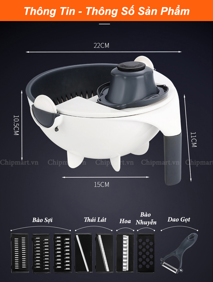 bộ dụng cụ bào sợi rau củ tiện dụng