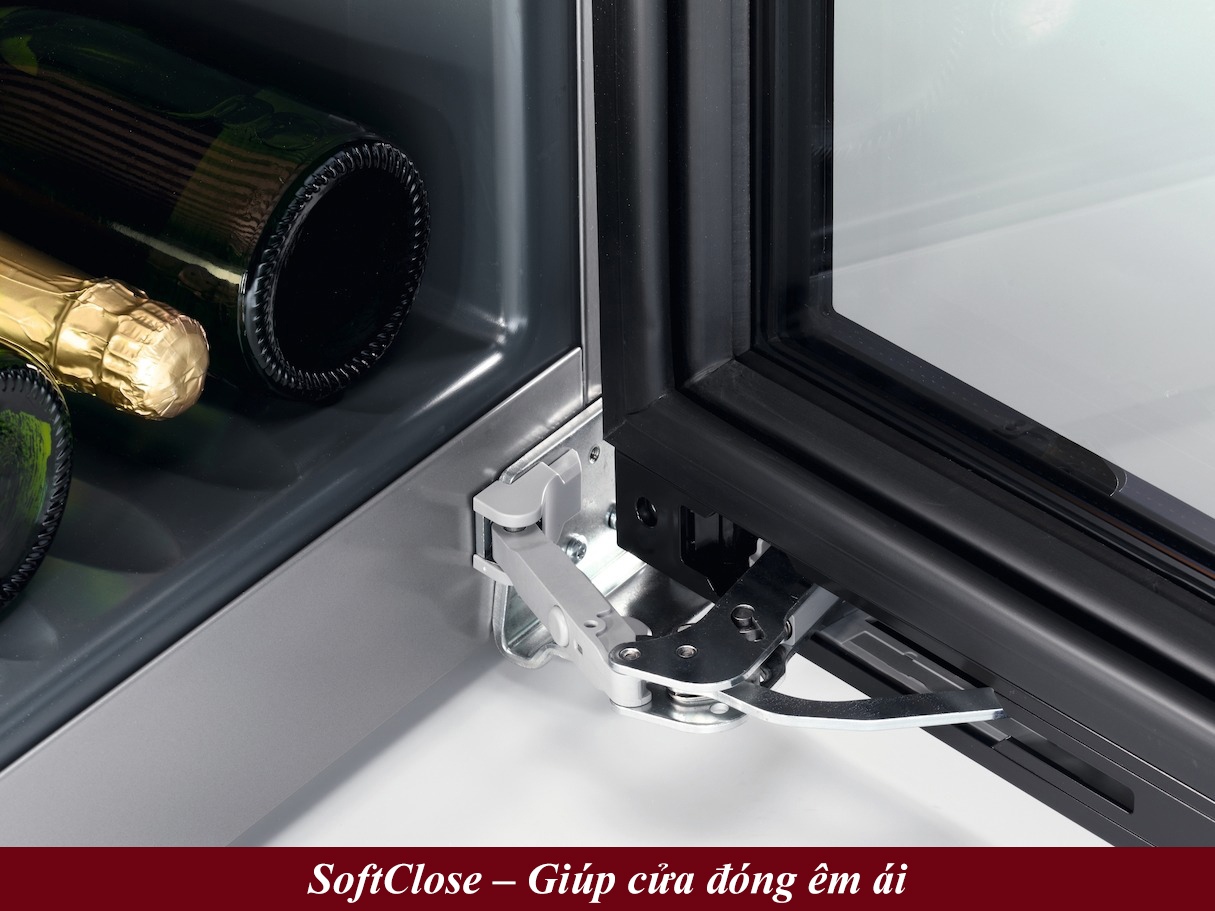 SoftClose: Cửa tủ rượu Miele đóng lại một cách nhẹ nhàng