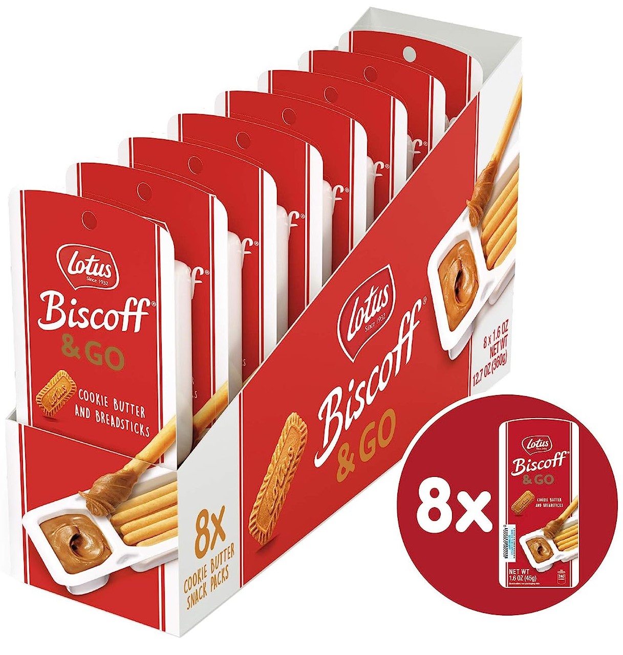 GÓI SNACK BƠ BÁNH QUY VÀ BÁNH MÌ QUE LOTUS BISCOFF & GO LOTUS BISCOFF