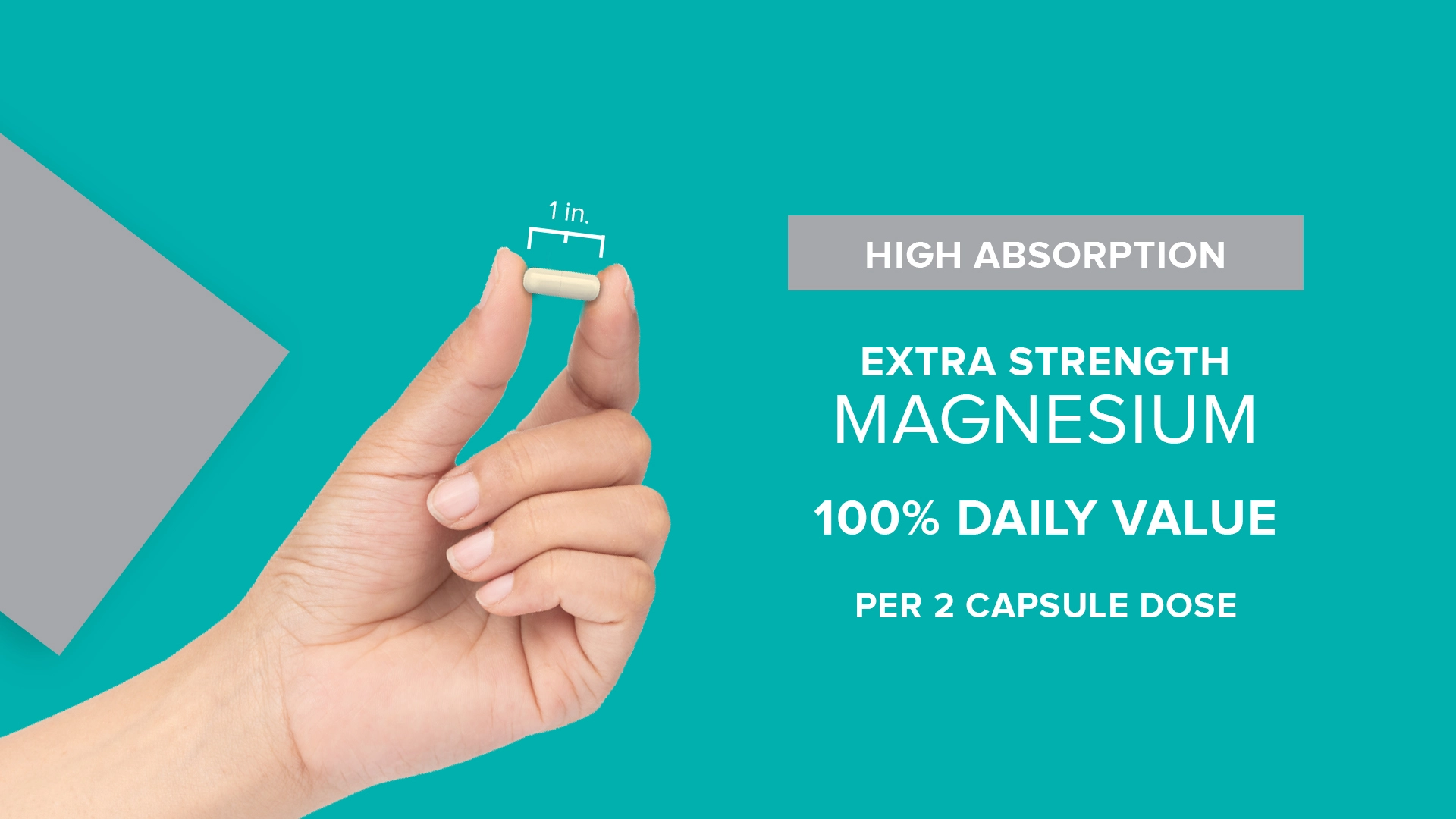 Qunol Extra Strength Magnesium 420mg - 240 Vegan Capsules For Muscle & General Wellness