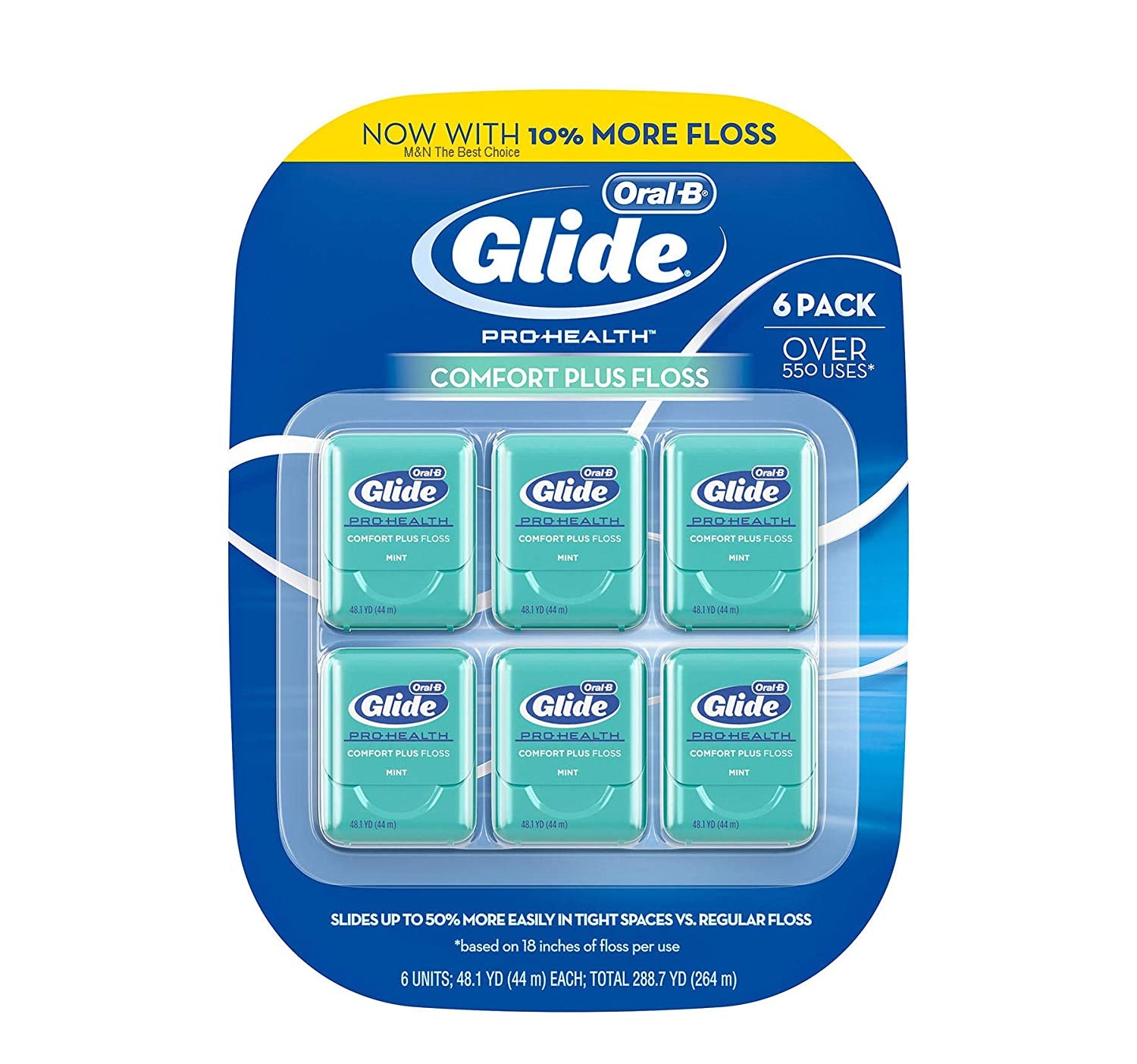 CHỈ NHA KHOA HƯƠNG BẠC HÀ ORAL - B GLIDE PRO - HEALTH COMFORT PLUS DENTAL FLOSS, MINT Thích Xài Hàng Mỹ