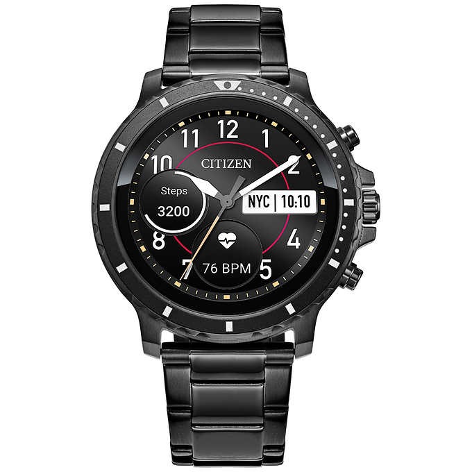 ĐỒNG HỒ THÔNG MINH CITIZEN CZ SMARTWATCH 46MM GREY IP STAINLESS STEEL WATCH,  POWERD BY GOOGLE WEAR OS Thích Xài Hàng Mỹ