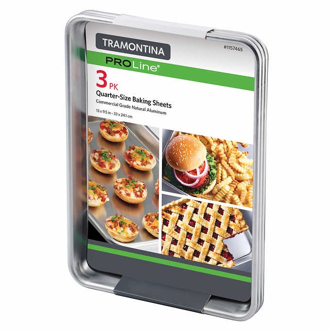 SET KHAY NHÔM CHỊU NHIỆT TRAMONTINA ALUMINUM BAKING SHEET PAN Thích Xài