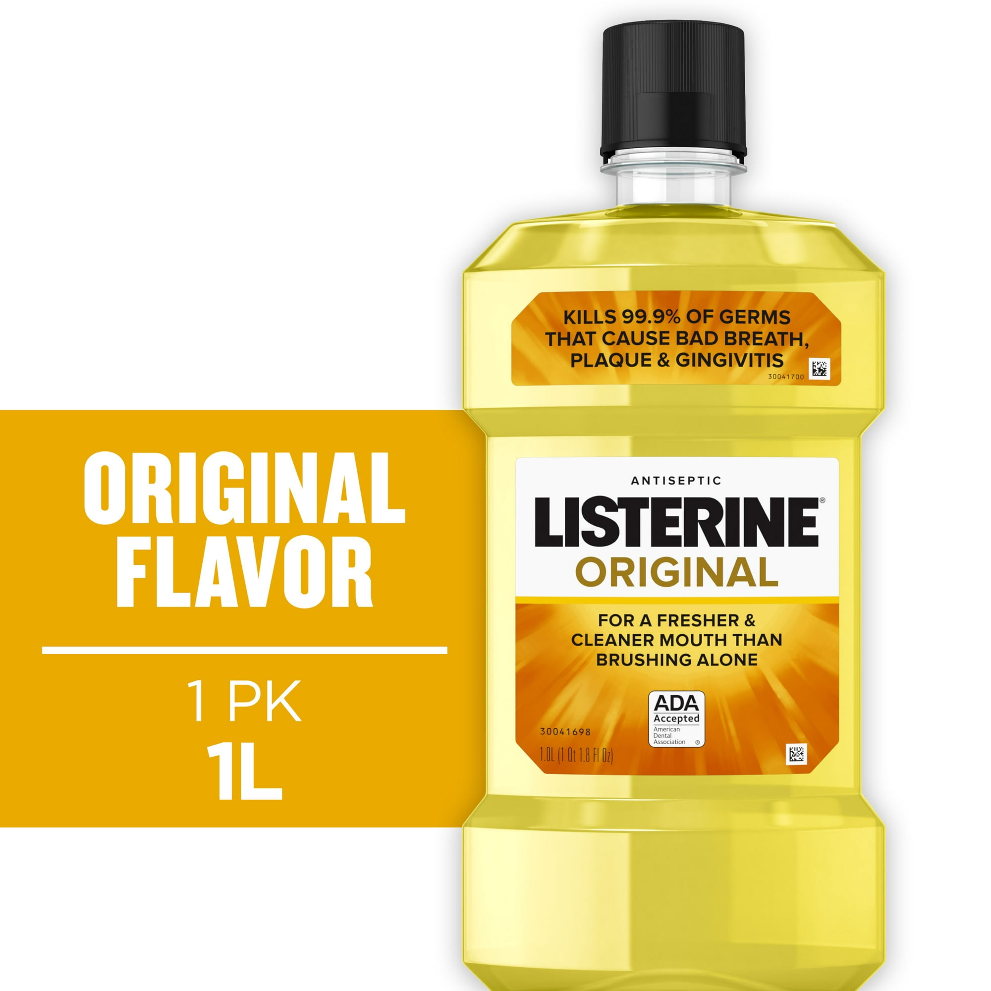 NƯỚC SÚC MIỆNG LISTERINE ORIGINAL ANTISEPTIC ORAL CARE MOUTHWASH TO KILL 99% OF GERMS, 1L