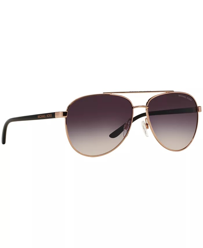 MẮT KÍNH MICHAEL KORS HVAR SUNGLASSES, MK5007, PINK GOLD/GREY GRADIENT  Thích Xài Hàng Mỹ