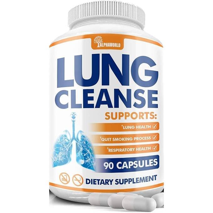 Alphaworld Lung Cleanse, Detox & Lung Support, Supports