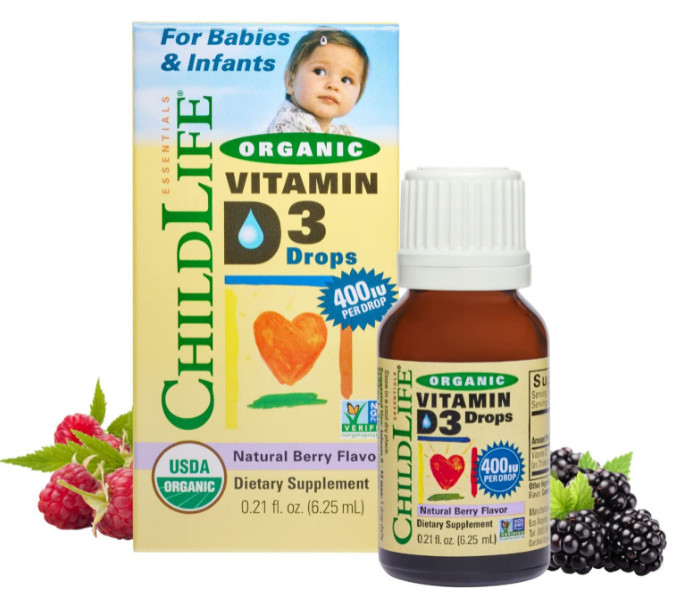 SIRO BỔ SUNG VITAMIN D3 HỮU CƠ DÀNH CHO BÉ CHILDLIFE ESSENTIALS ORGANIC
