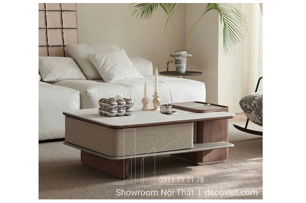 Bàn Trà Gỗ Thông Minh Hiện Đại 383S