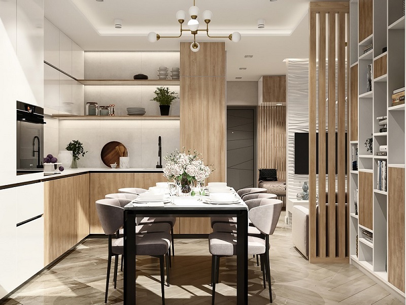 Mẫu Thiết Kế Nội Thất Chung Cư 1 Phòng Ngủ Tối Ưu Diện Tích