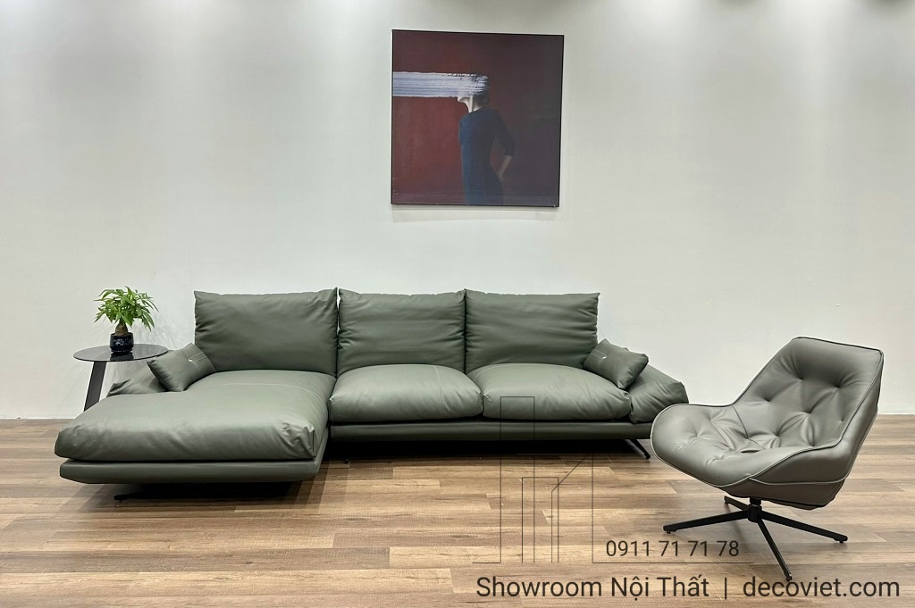 Ghế Sofa Da Bò Ý Nhập Khẩu 836T