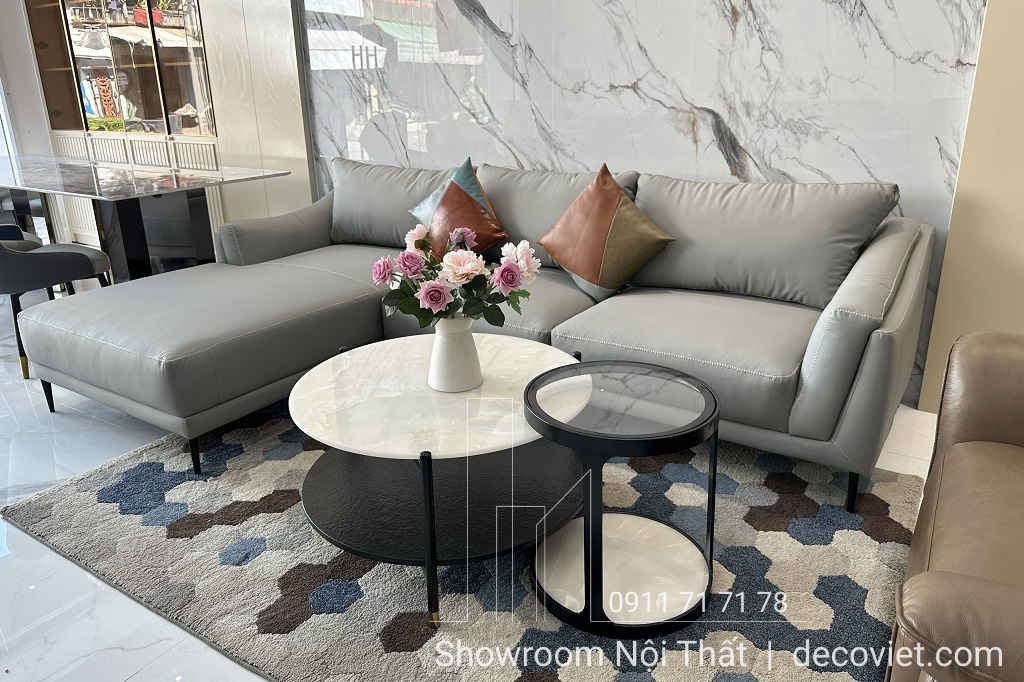 Sofa Da Công Nghiệp Chống Trầy Hiện Đại 793T