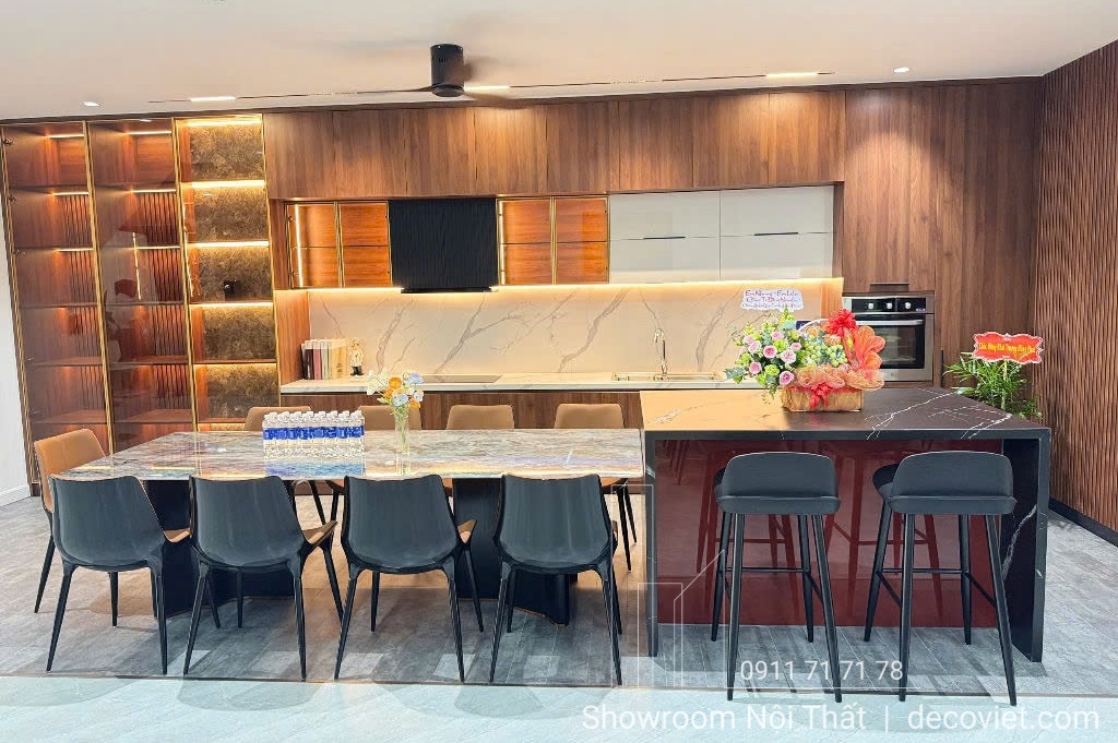 Thiết Kế Thi Công Tủ Bếp Gỗ Tại Bình Dương