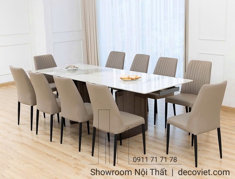 Bàn ăn kéo dài thông minh tiết kiệm diện tích cho nhà phố