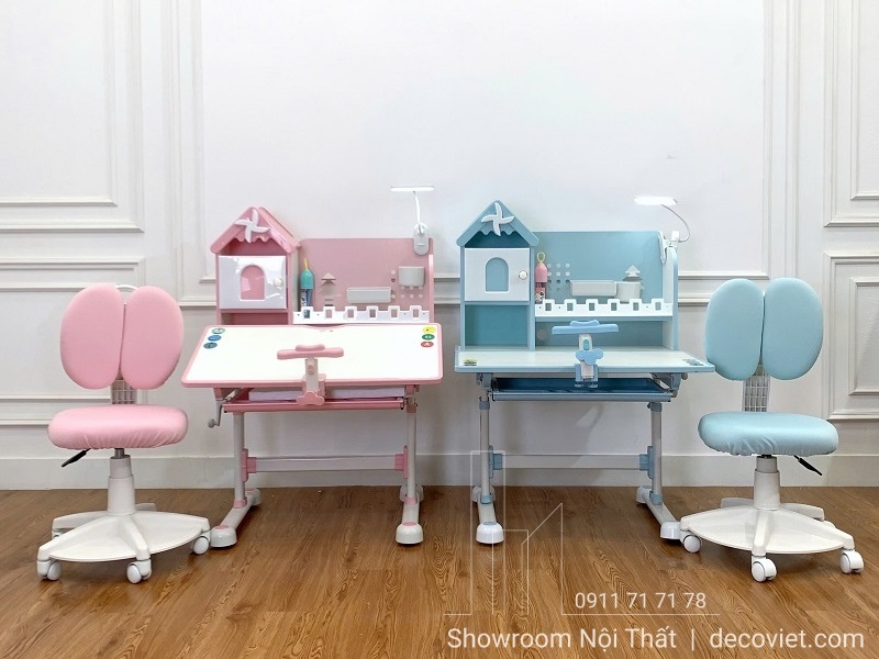 bàn ngồi học cho bé trai và bé gái đẹp