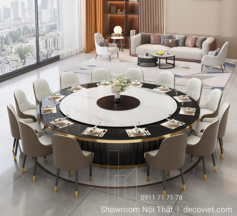 cách lựa chọn kích thước bàn ăn tròn linh hoạt
