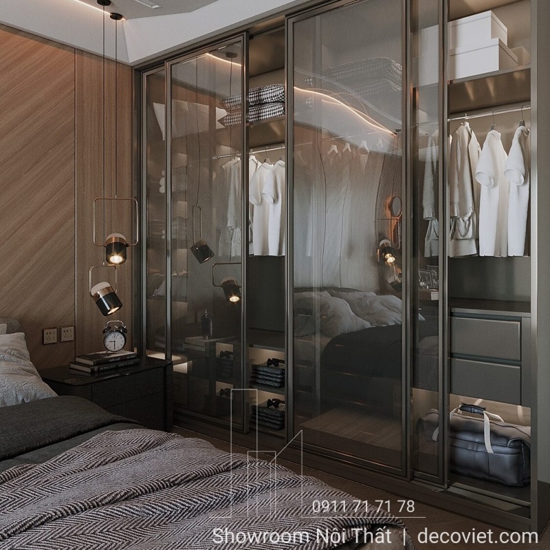 tủ quần áo cánh kính cao cấp