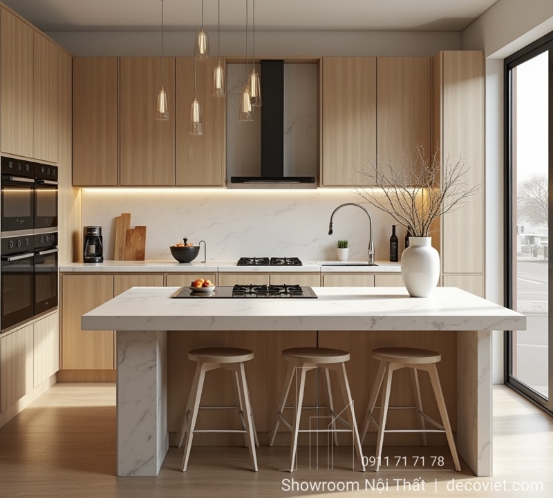 mẫu nội thất phòng bếp giá rẻ