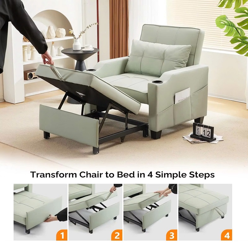 sofa giường thông minh dễ dàng chuyển đổi thành giường ngủ