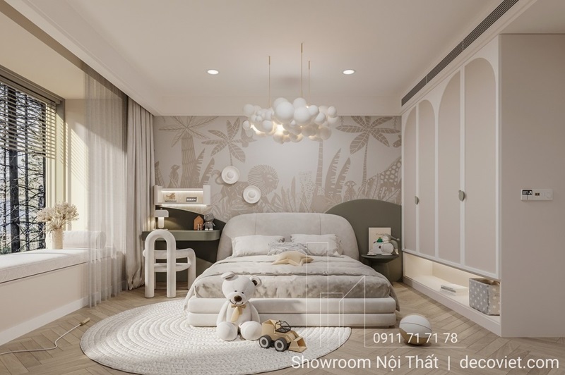 thi công thiết kế phòng ngủ cho bé thi công thiết kế phòng ngủ cho bé