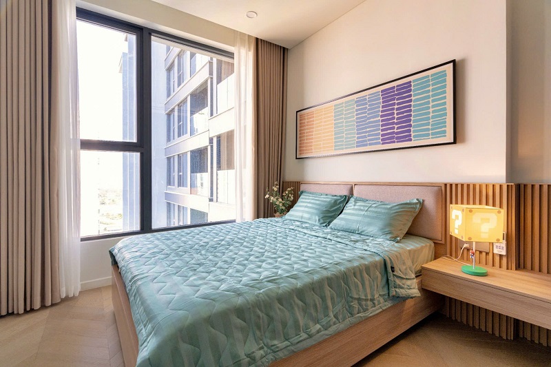 thi công nội thất phòng ngủ tại căn hộ chung cư cao cấp