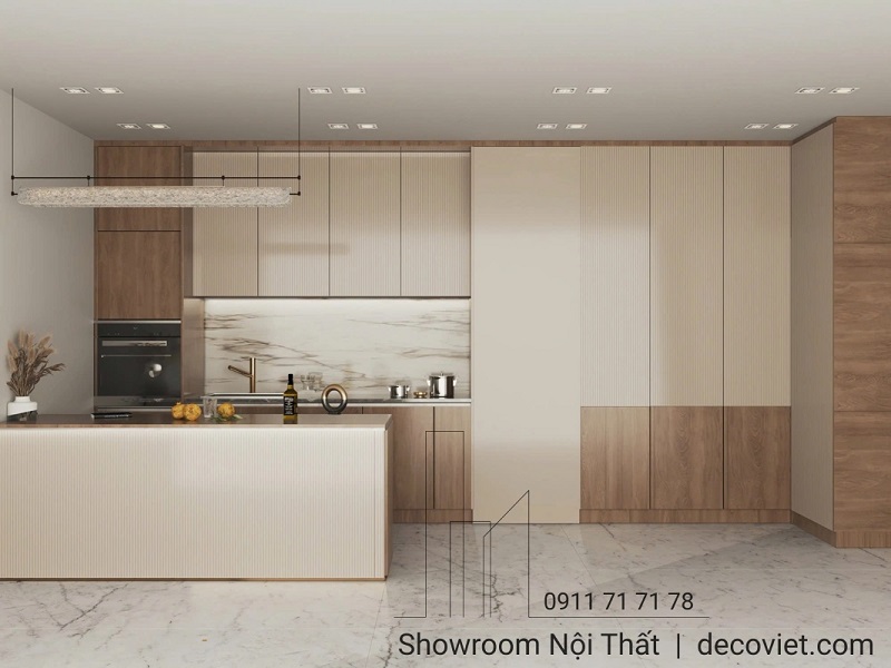 thi công tủ bếp gỗ công nghiệp giá rẻ