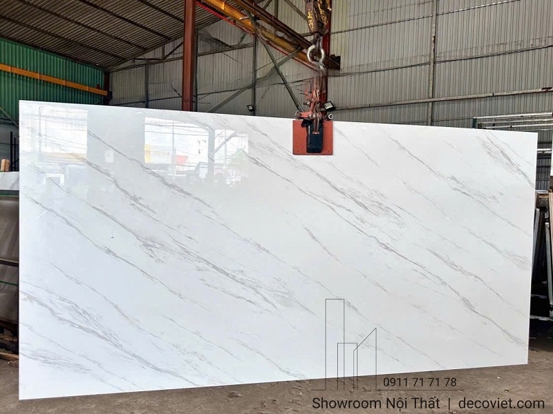 mặt đá lớn nguyên tấm phục vụ bàn ăn 10-14 ghế