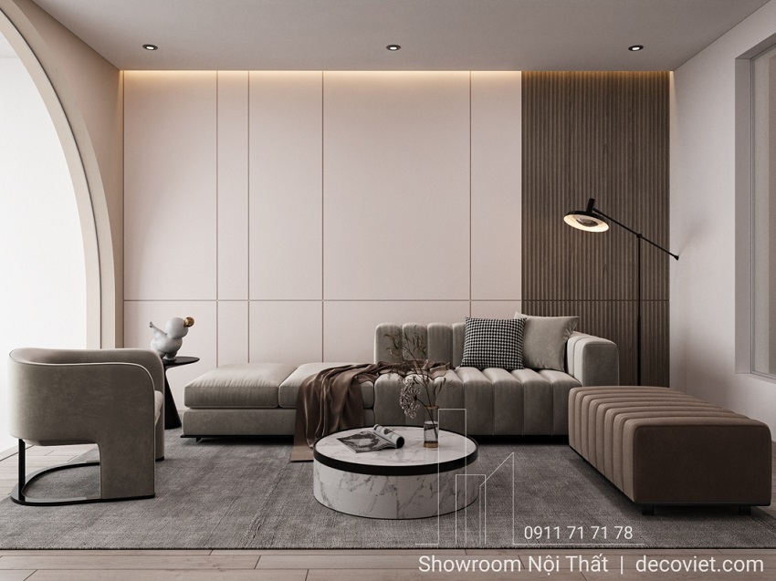 thiết kế thi công nội thất gỗ công nghiệp