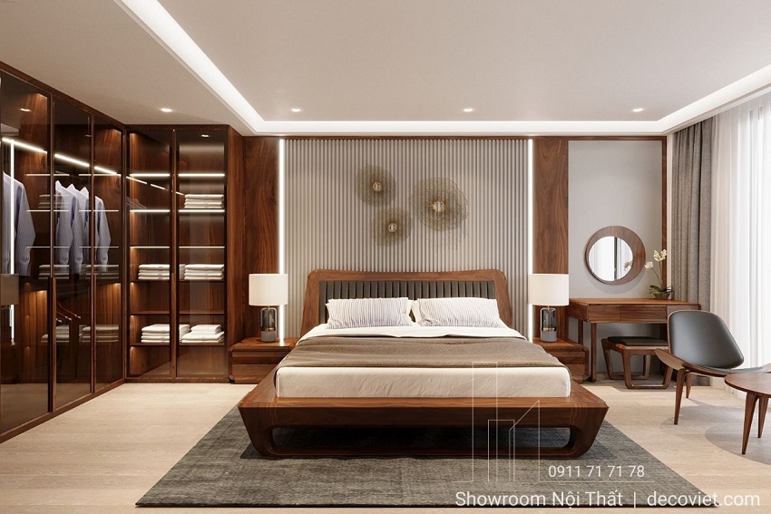 thi công nội thất gỗ phòng ngủ