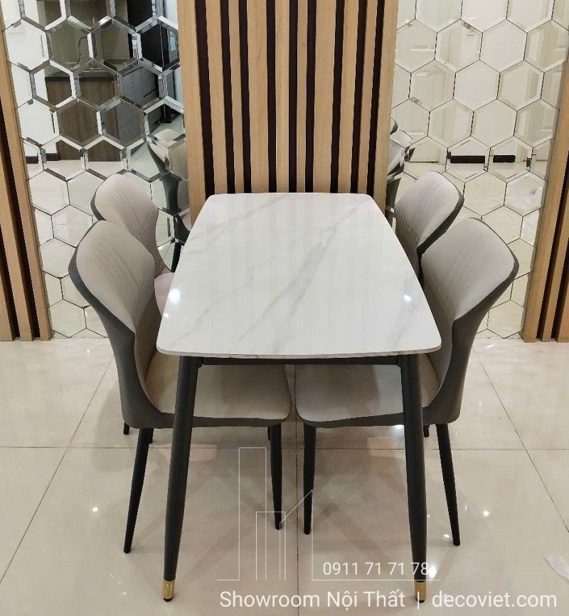 bộ bàn ăn 4 ghế 1m2 đẹp hiện đại