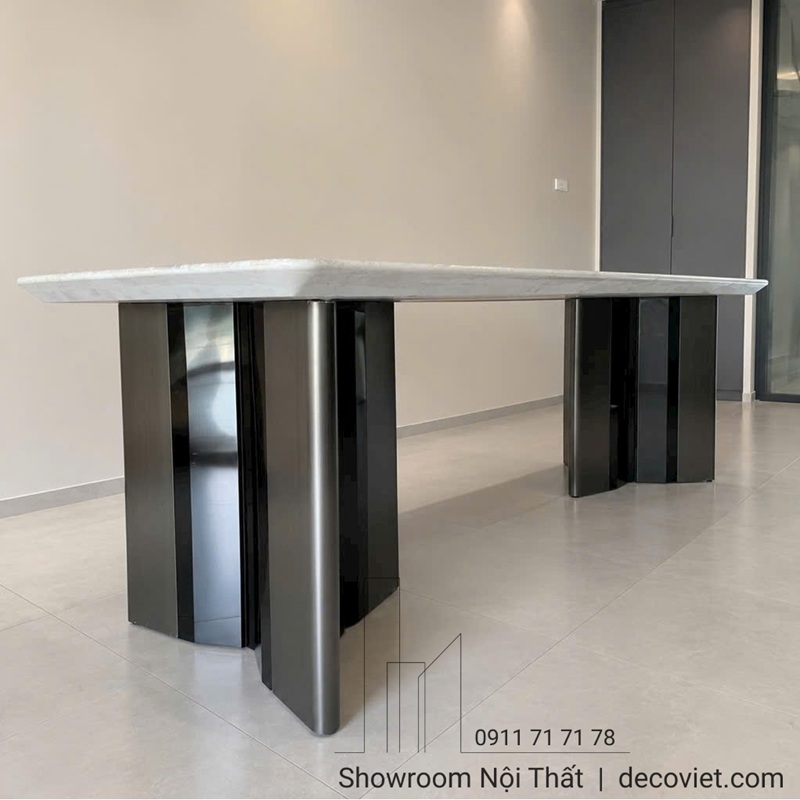 Bàn Ăn 8 Ghế Mặt Đá 2995S