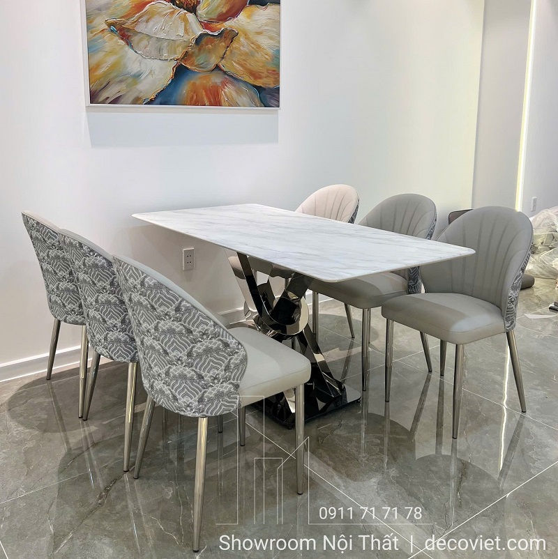 Bộ bàn ăn 6 ghế 2789S thiết kế sang trọng cho phòng ăn hiện đại