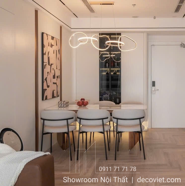 bộ bàn ăn 6 ghế cao cấp