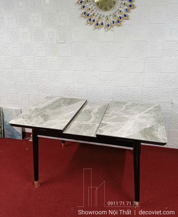 Bàn Ăn Kéo Dài Nhỏ Gọn Mặt Đá 2720S