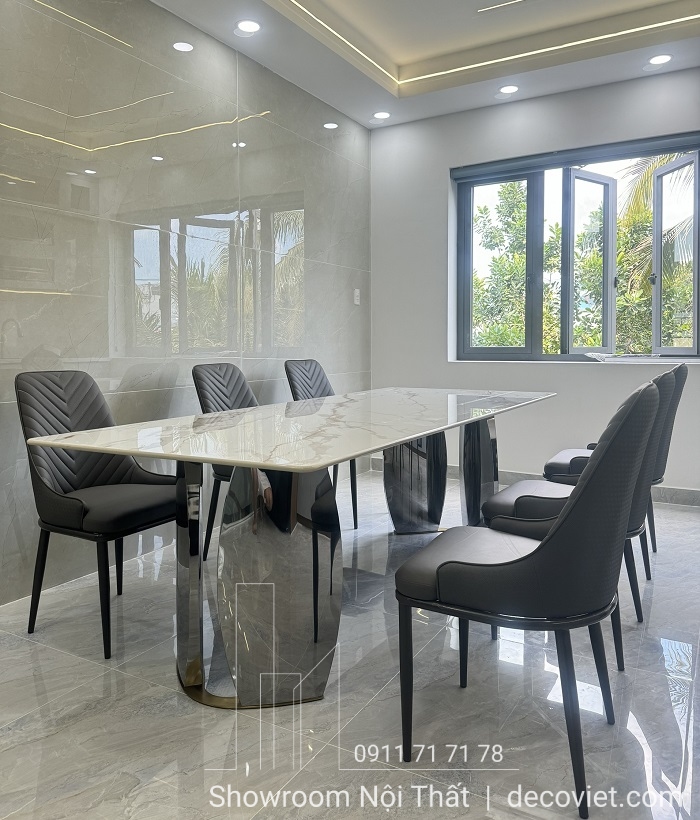 bàn ăn 6 ghế hiện đại