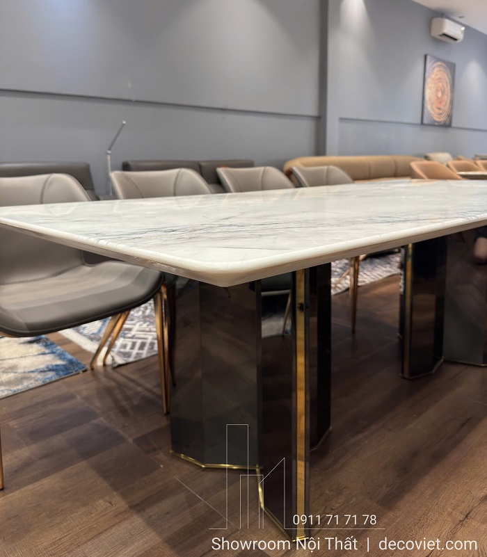 Bàn ăn mặt đá nhập khẩu Nhà Decor 2853S