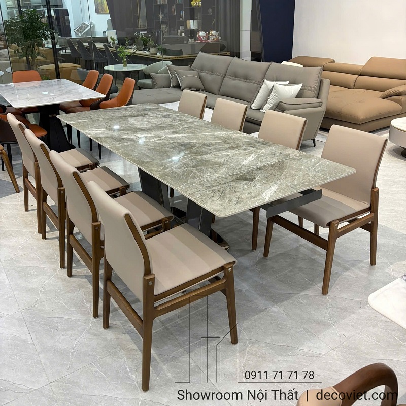 Bàn Ăn Mặt Đá Kéo Dài 3021S